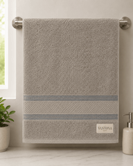 Corded Panel Border Hand Towel (Pack of 2)