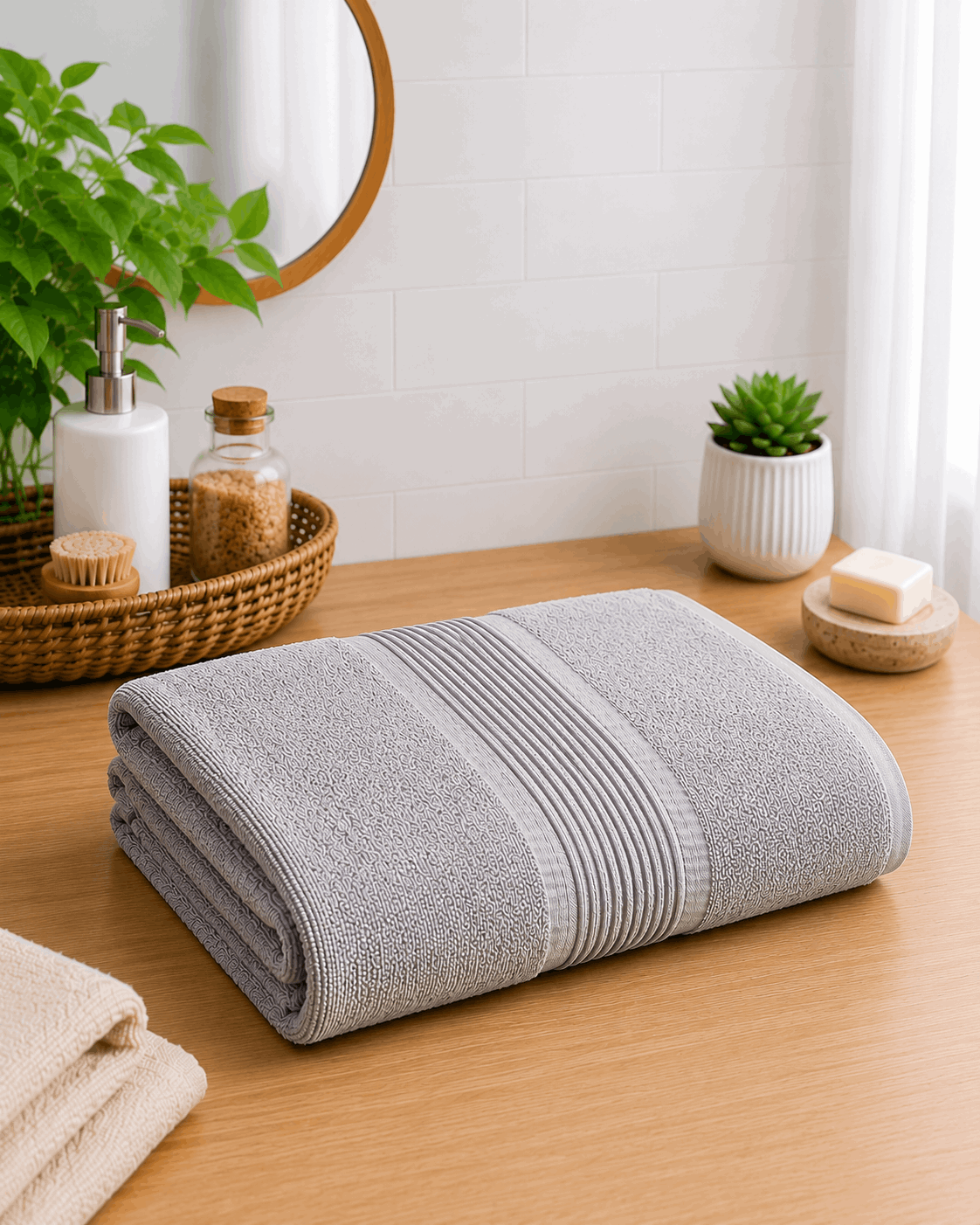 Shadow Line Bath Towel