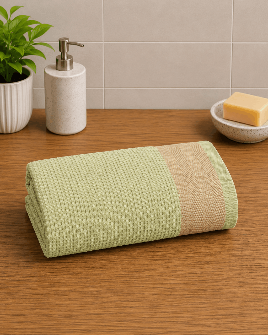 Apex Border Hand Towel (Pack of 2)