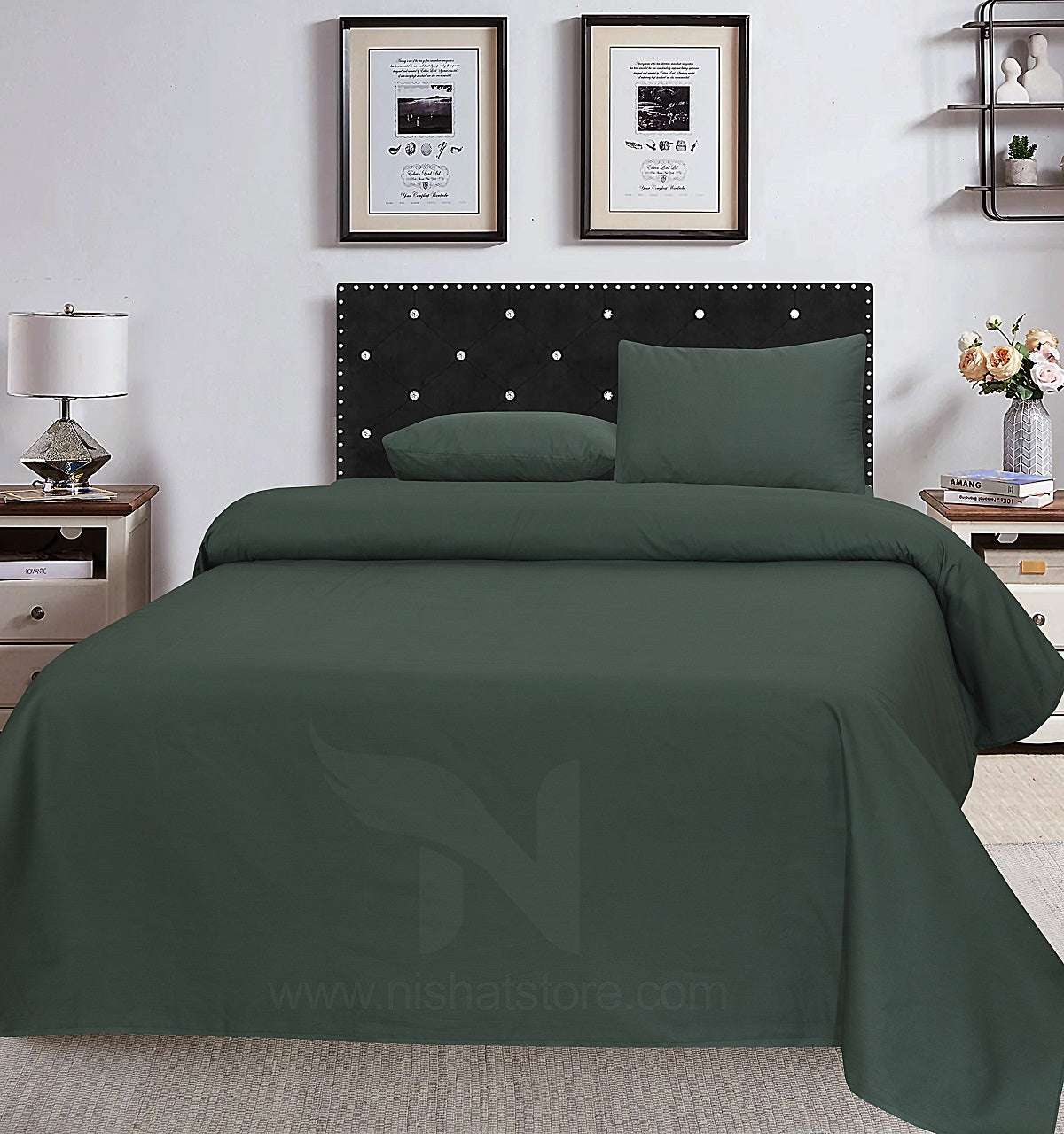 Plain Double Bed Sheet Design NC-S 139