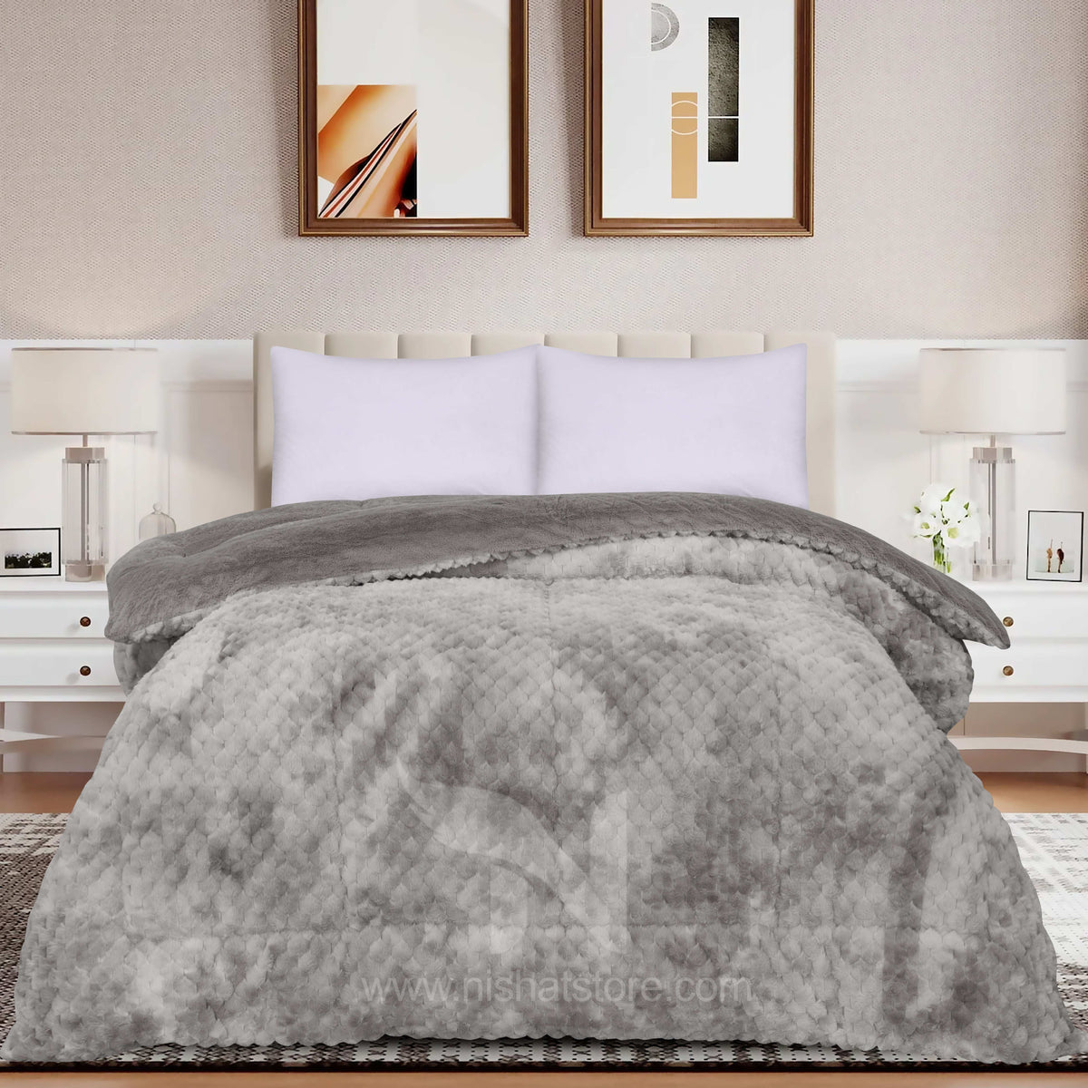 1 PC Double Fluffy Velvet Quilt NCS #169