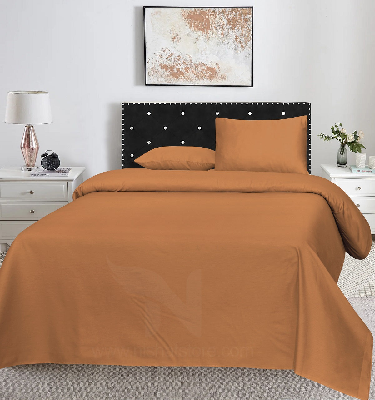 Plain Double Bed Sheet Design NC-S 165