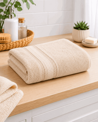Cotton Hand Towel Nordic Border Set of 2