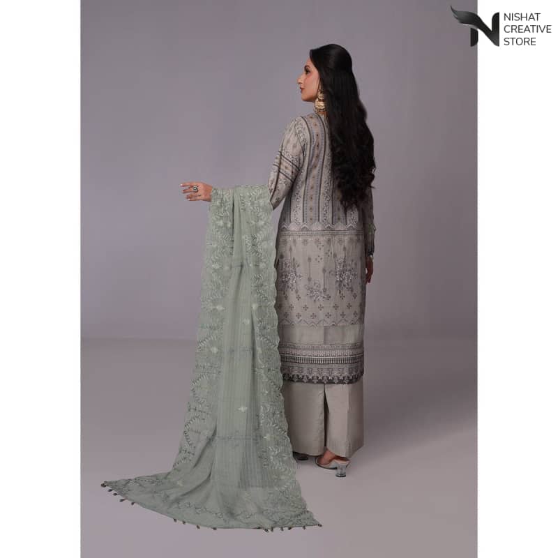 Embroidered Lawn MI KRA Vol #8 DS #04 - Nishat Creative Store