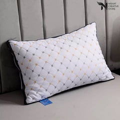 Embroidered Vacuum Packed Luxury Filled Pillow Design 111 - Nishat Creative Store