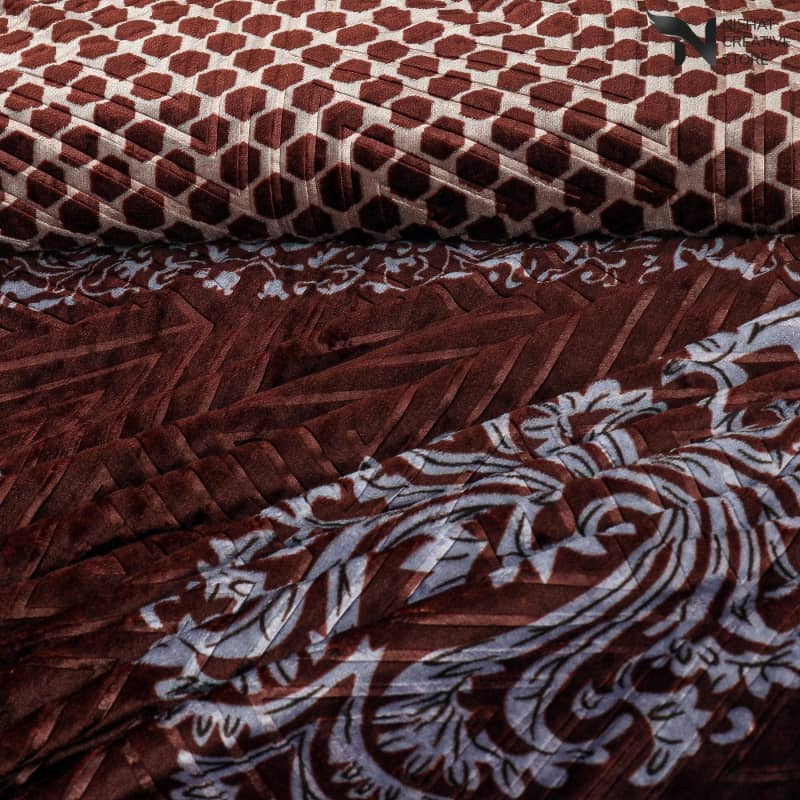 Exclusive Embossed Double Blanket NCS# 140 - Nishat Creative Store