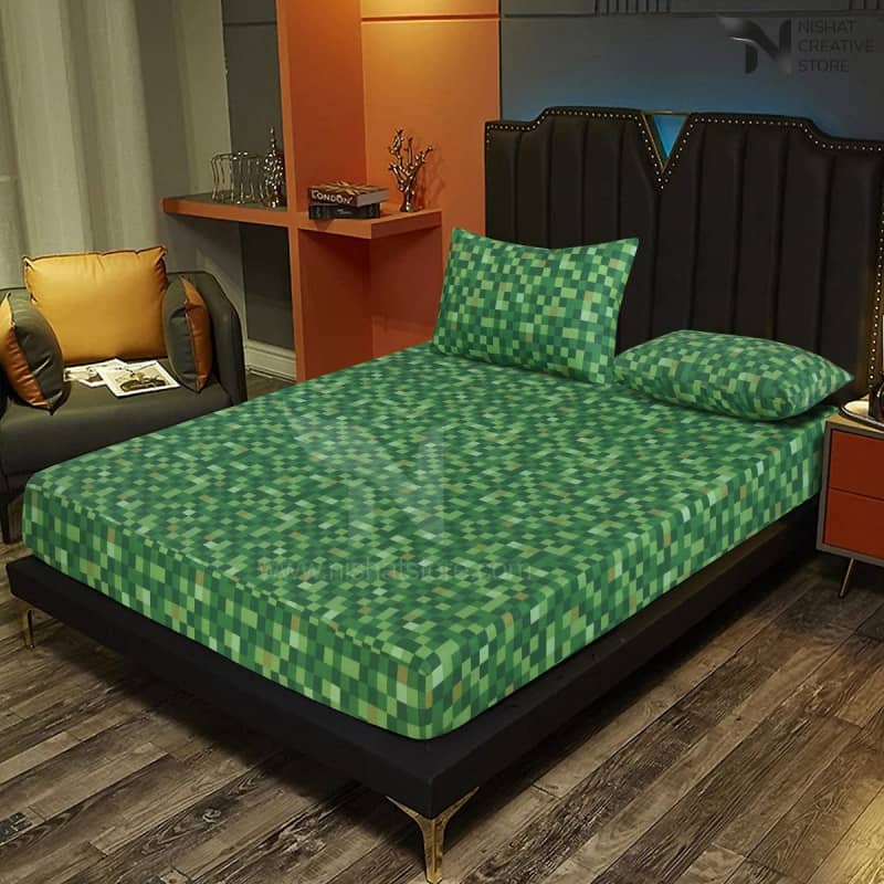 Fitted Double Bed Sheet Ds# 146