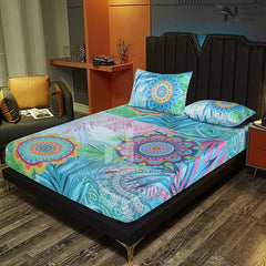 Fitted Double Bed Sheet Ds# 162