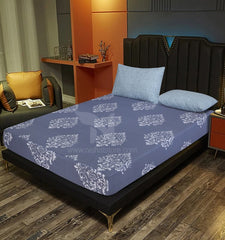 Fitted Double Bed Sheet DS# 239 - Nishat Creative Store