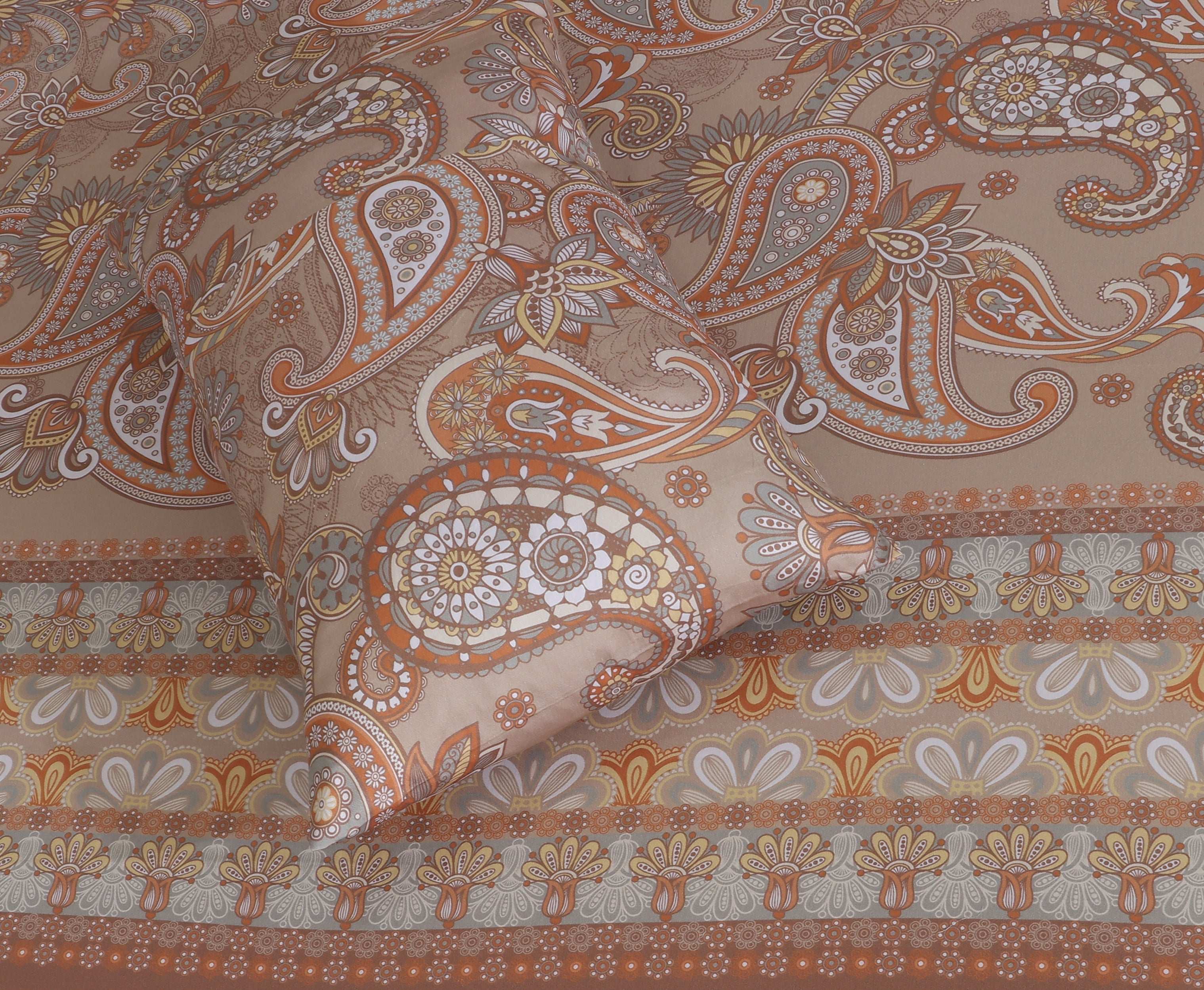 Fitted Double Bed Sheet DS# 253 - Nishat Creative Store