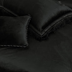 Heavy Velvet & Leather Bed Sheet Set 4 Pcs Design Code 543 Fancy
