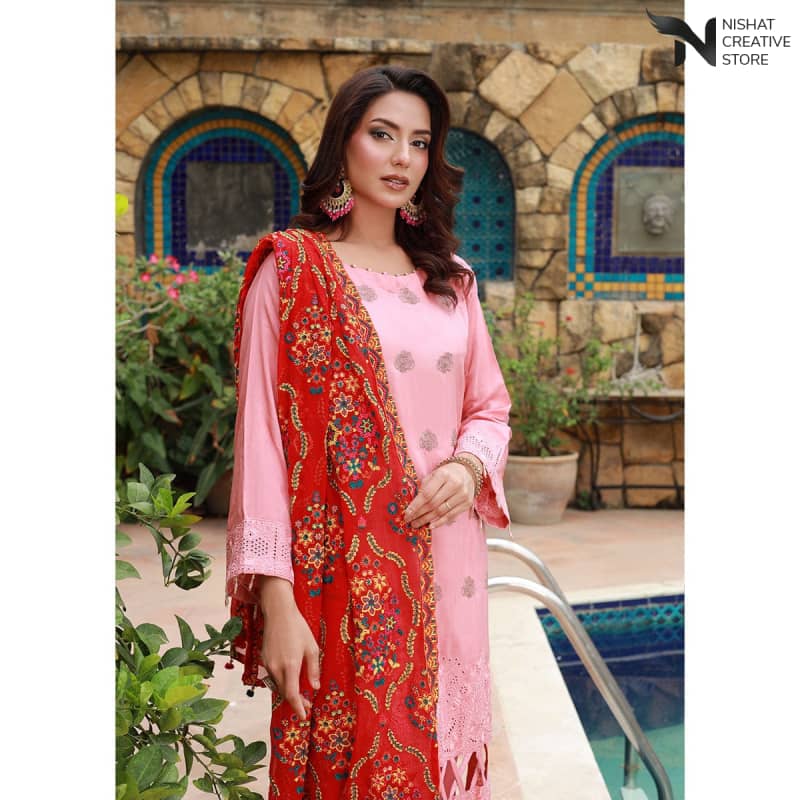 Luxury Embroidered MI BBE Vol 01 D#01 - Nishat Creative Store