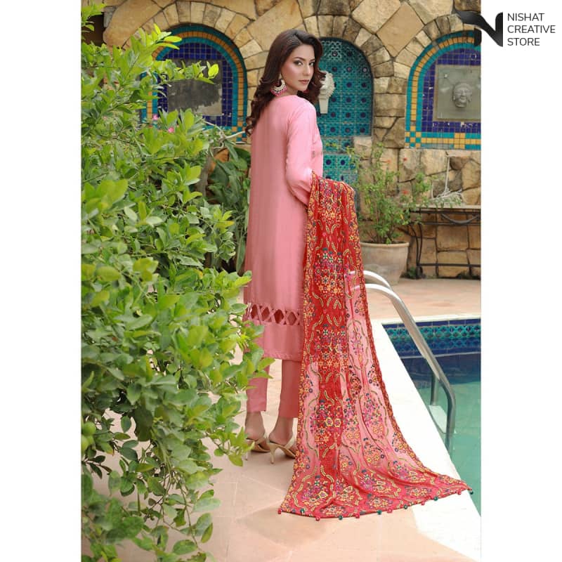 Luxury Embroidered MI BBE Vol 01 D#01 - Nishat Creative Store