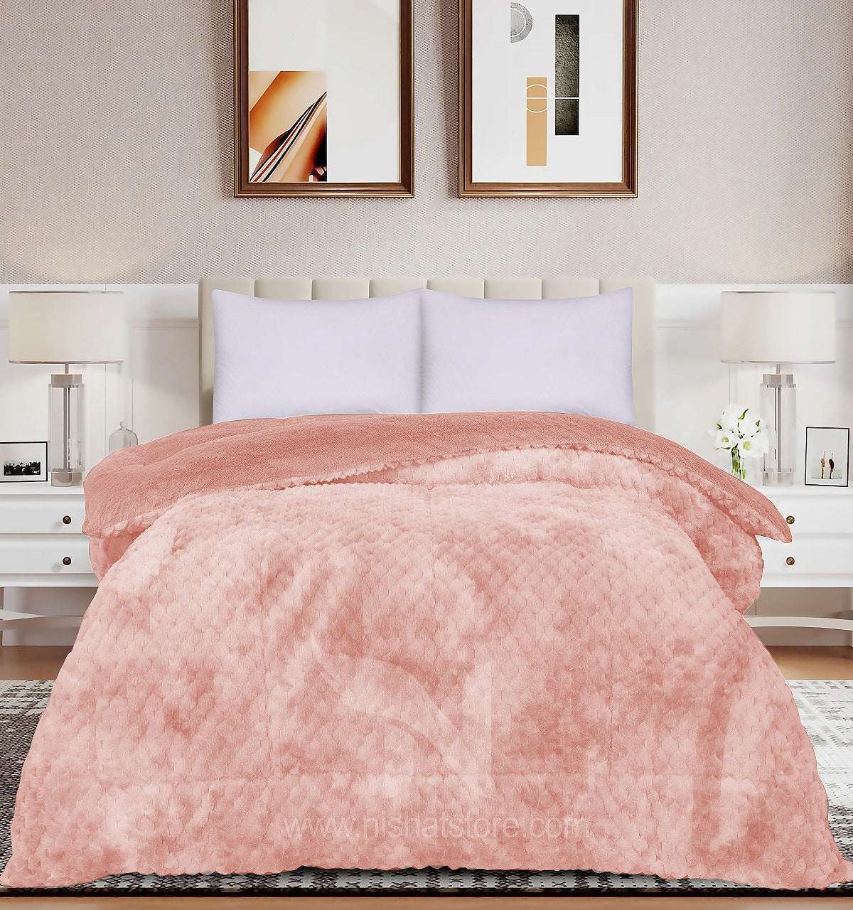 1 PC Double Fluffy Velvet Quilt NCS #175