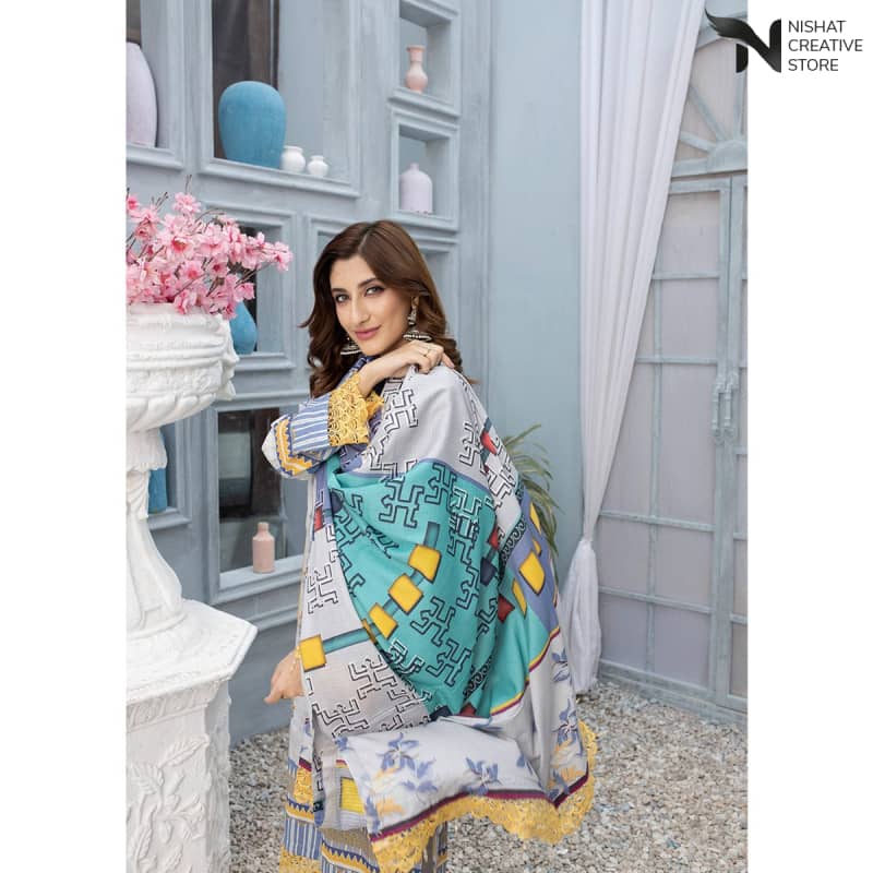 Sequins Embroidered KOMH Vol 020 ,23 D# 09 - Nishat Creative Store