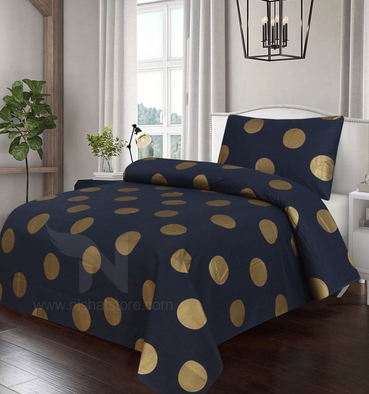Single Bed Sheet Design 582 - Nishat Creative Store