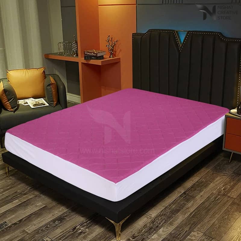 Stone Berry Quilted Waterproof Mattress Protector 228 - Nishat Creative Store