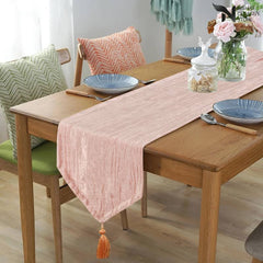 Table Runner Set Nc 118 Texture Velvet Table Runner