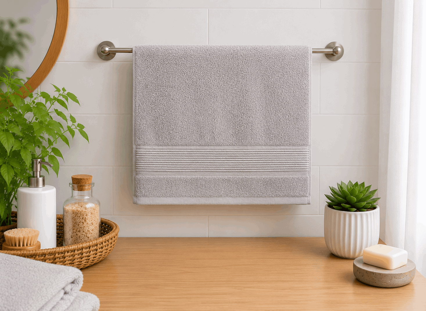 Shadow Line Bath Towel